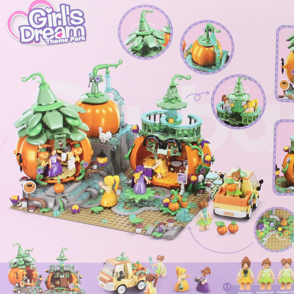 Sluban Girls Dream Pumpkin Party - 952Pcs - Image 4
