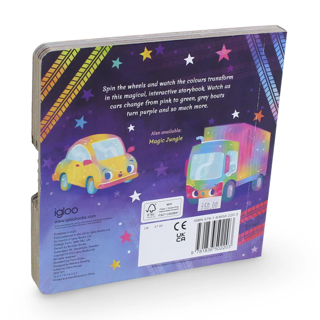 Igloo Books Magic Vehicles Animals Board Book - Image 3