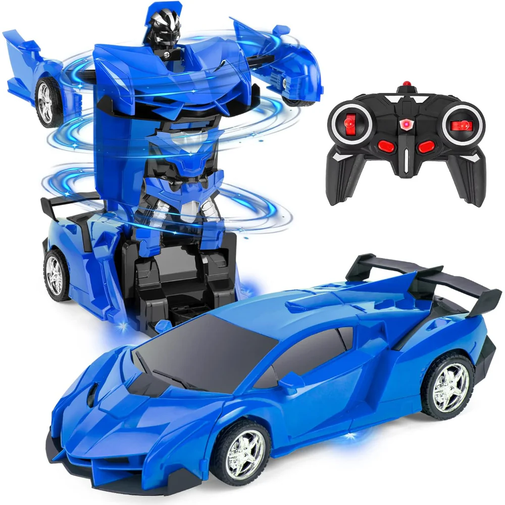 Transformer RC Robot Car – Blue