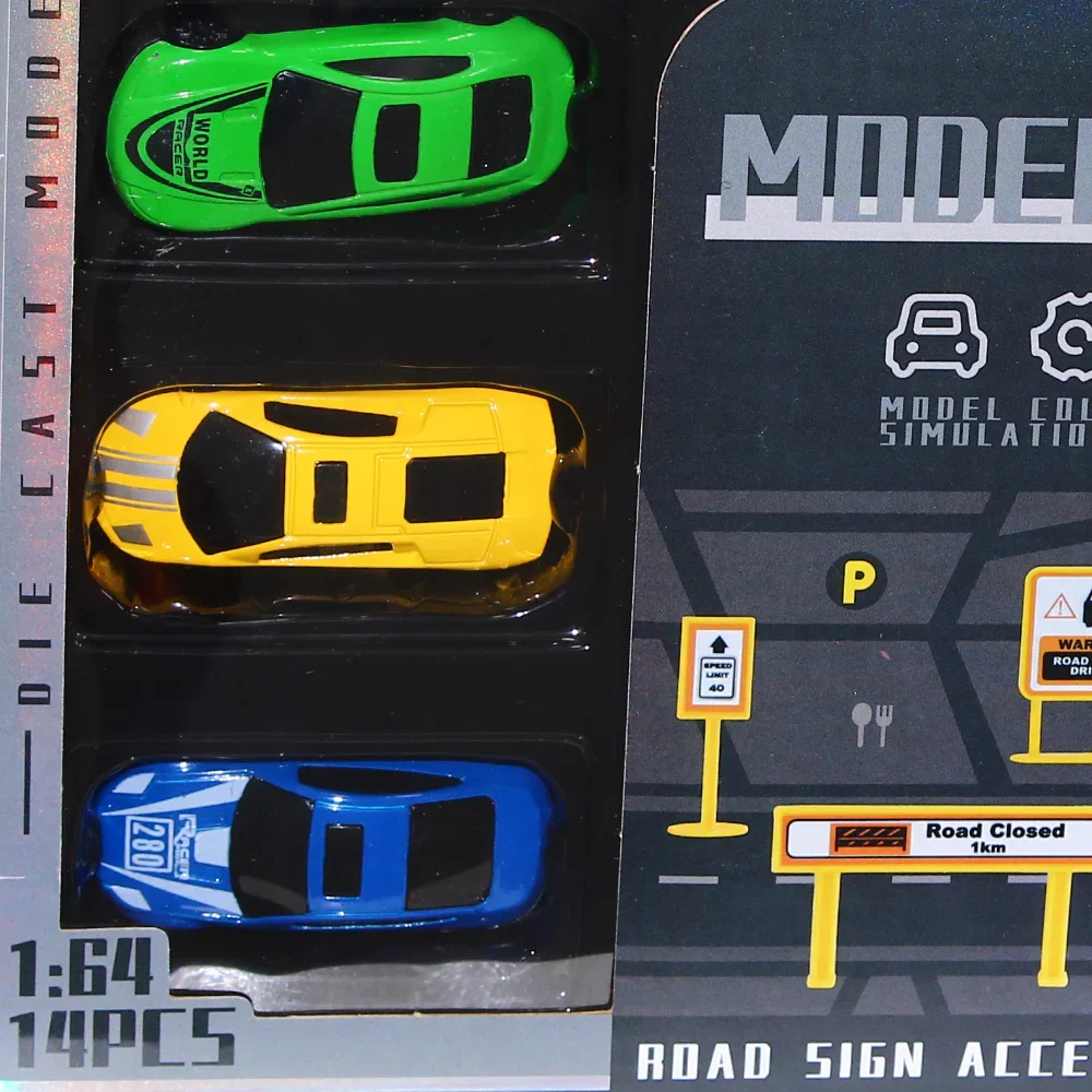 1:64 Scale Die Cast Cars Set - (14 Pieces) - Image 3