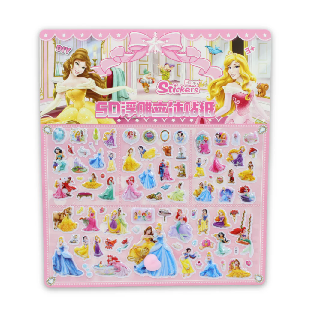 Princess Eva Foam Material Stickers