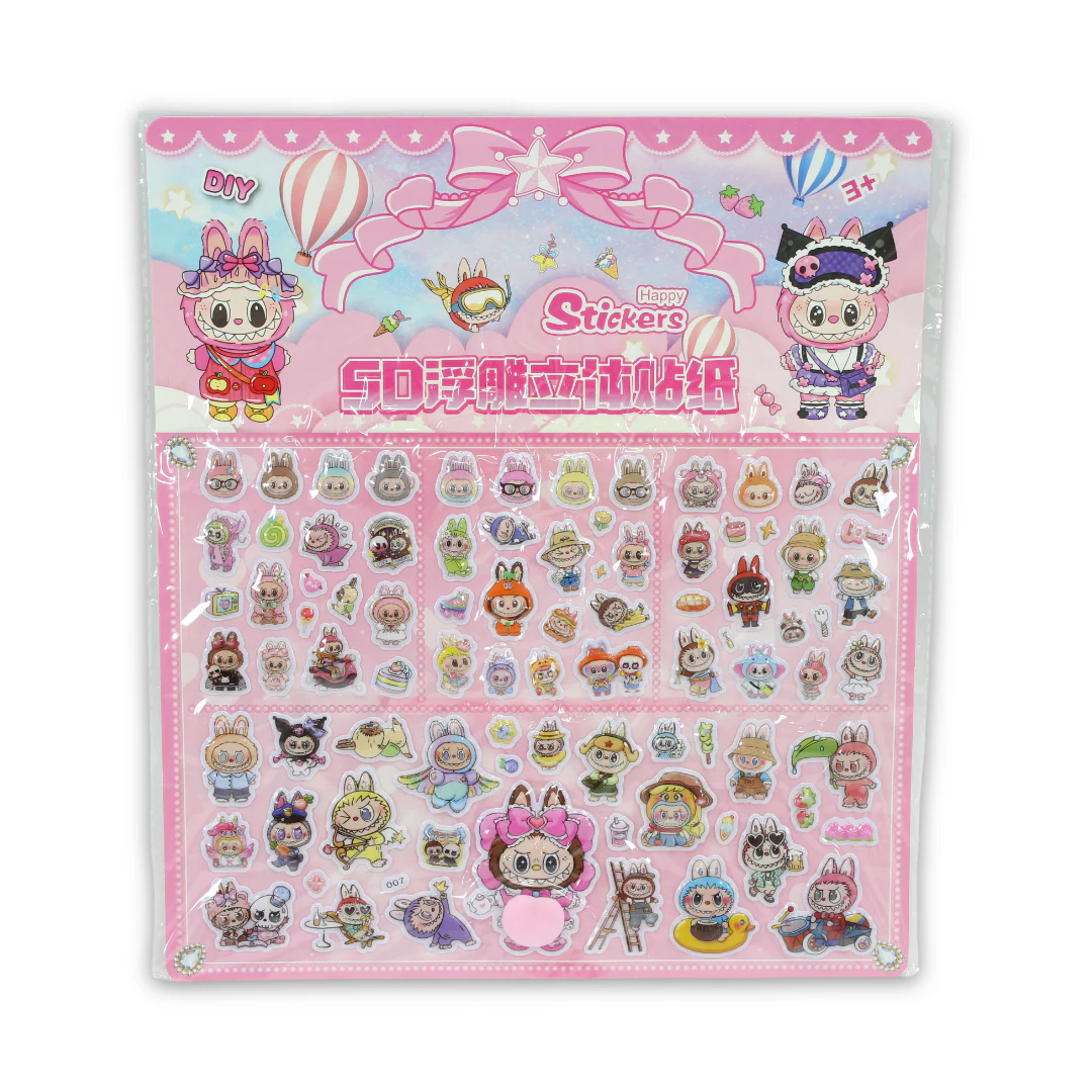 Labubu Eva Foam Material Stickers