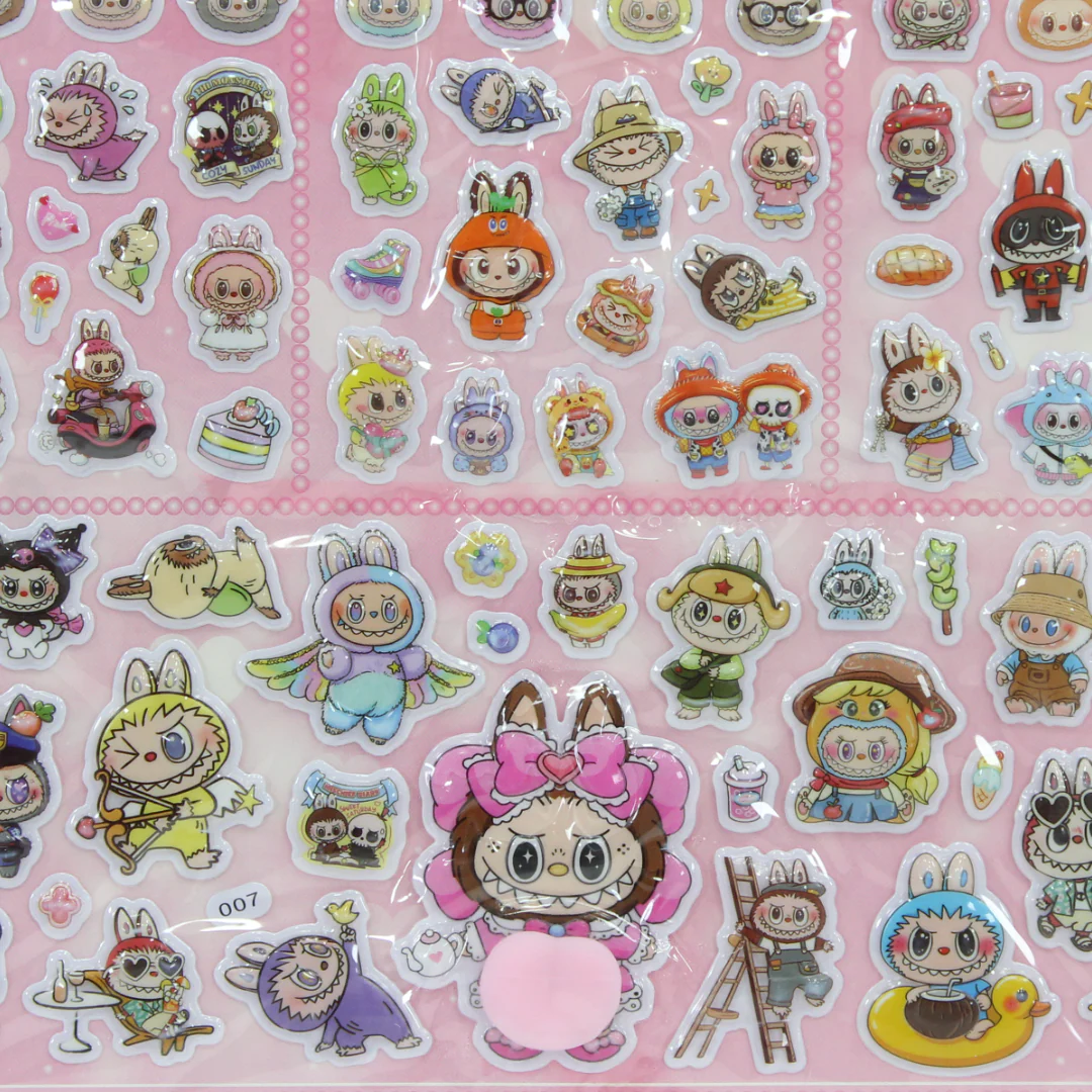 Labubu Eva Foam Material Stickers - Image 3