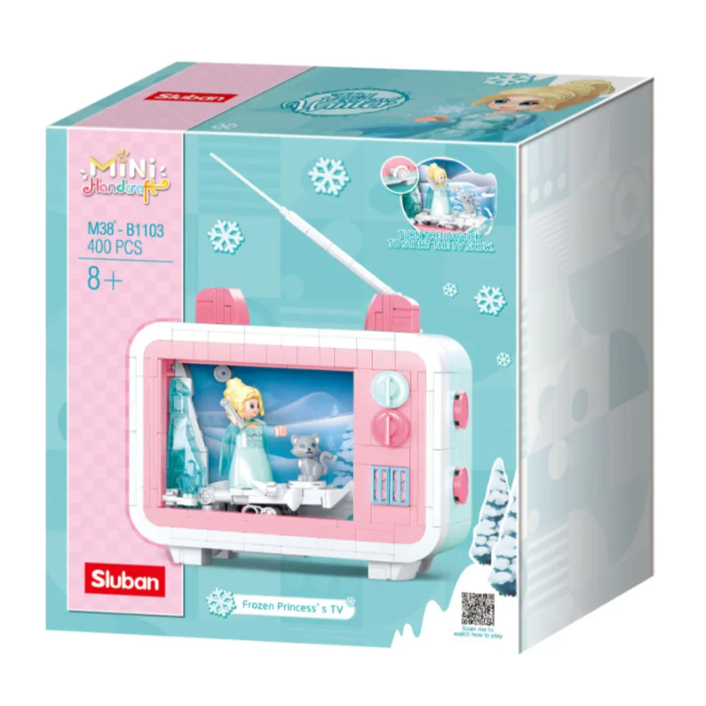 Sluban Mini Handcraft Frozen Princess's TV - 375 Pcs - Image 2