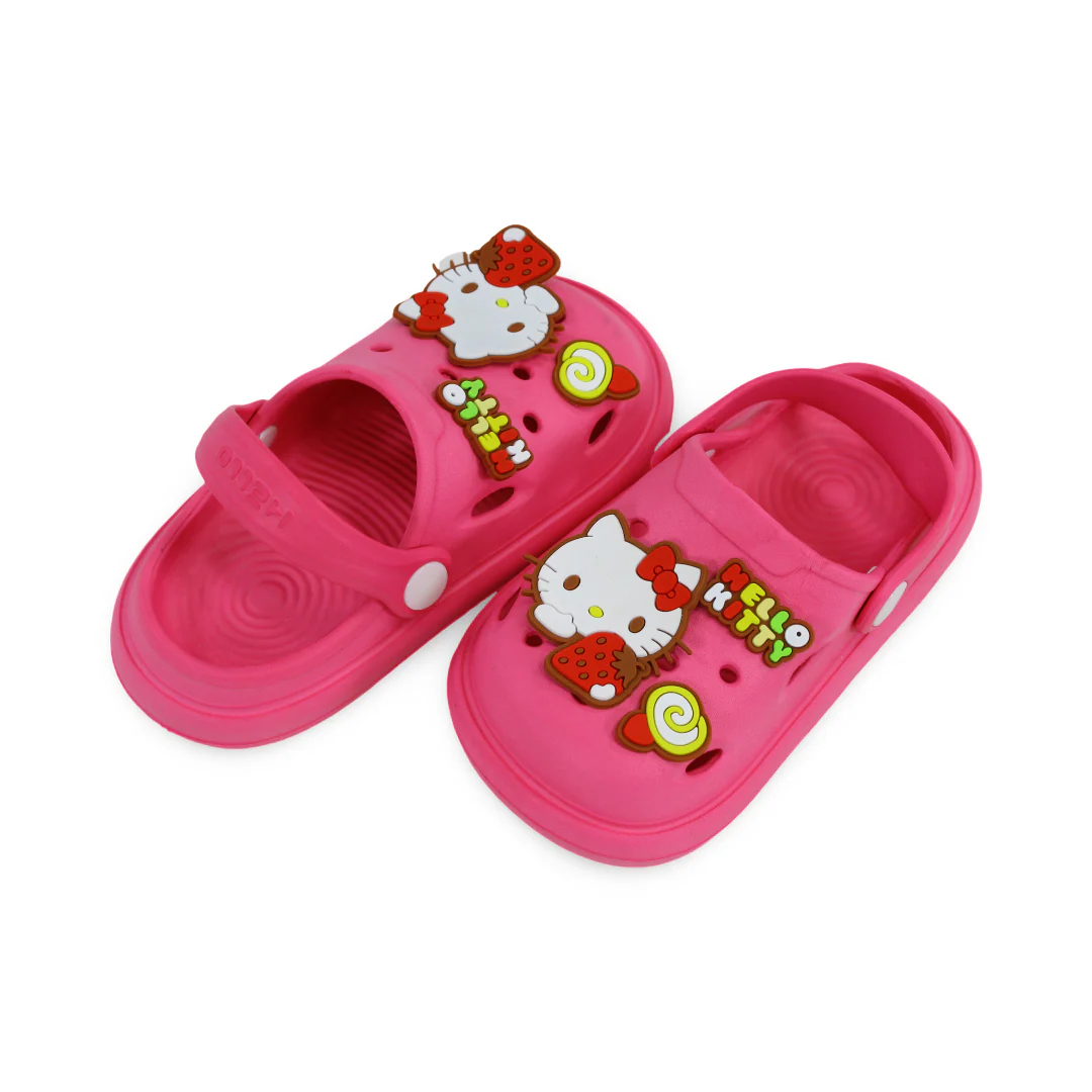 Girls Rubber Crocs – Hello Kitty Design - Image 2