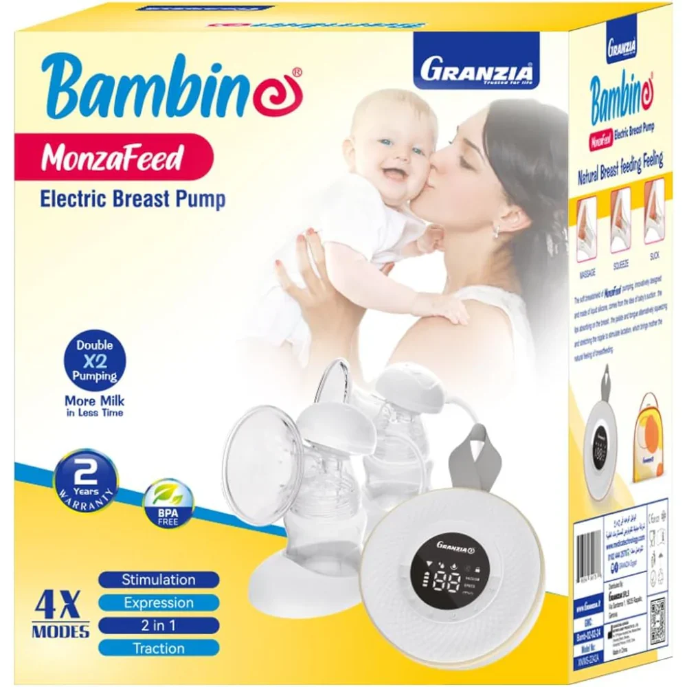 Granzia Bambino Monza Feed Electric Breast Pump X2 Double Pumping - Image 2