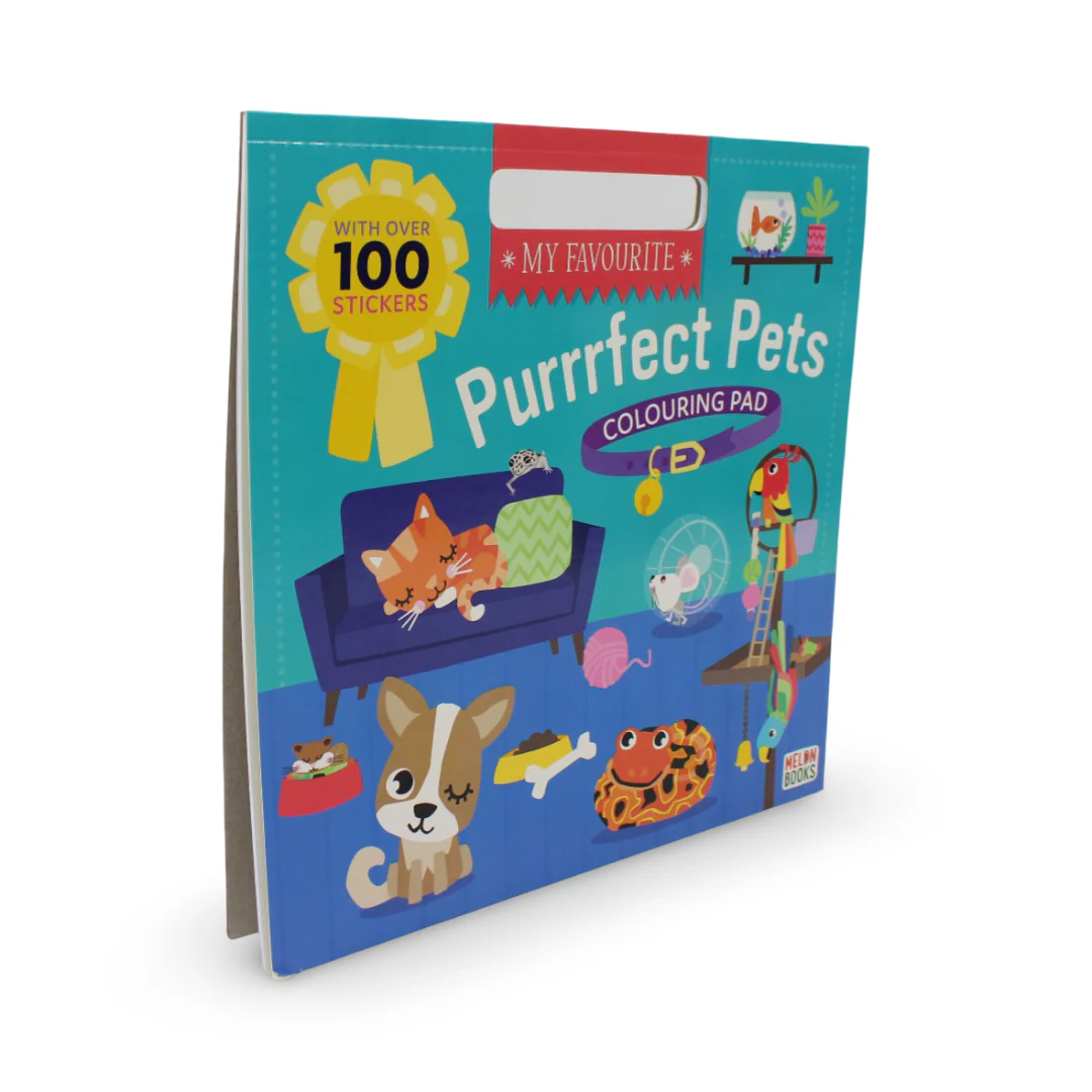Melon Books My Favourite Purrfect Pets Colouring Pad - Image 2