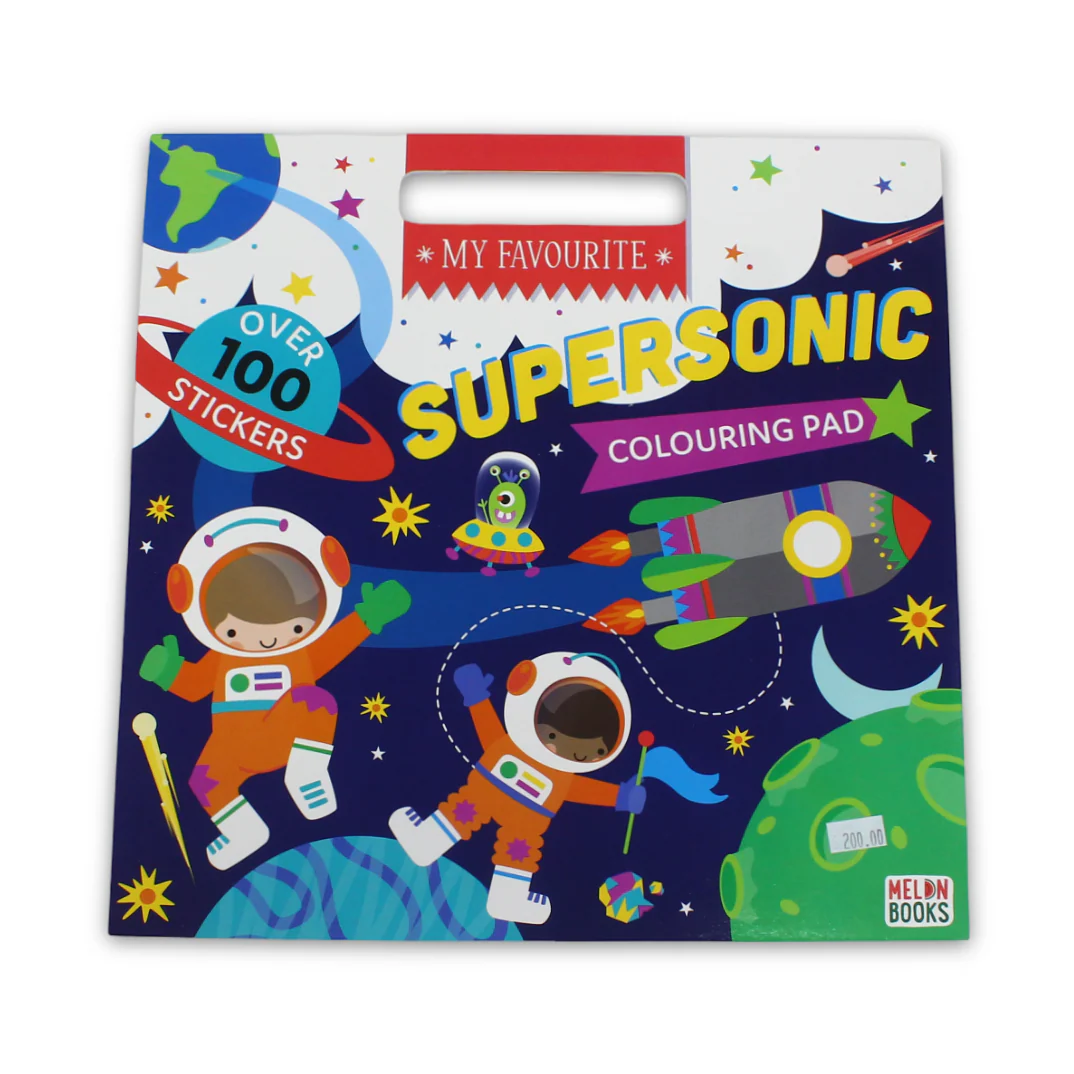 Melon Books My Favourite Supersonic Colouring Pad - Image 2