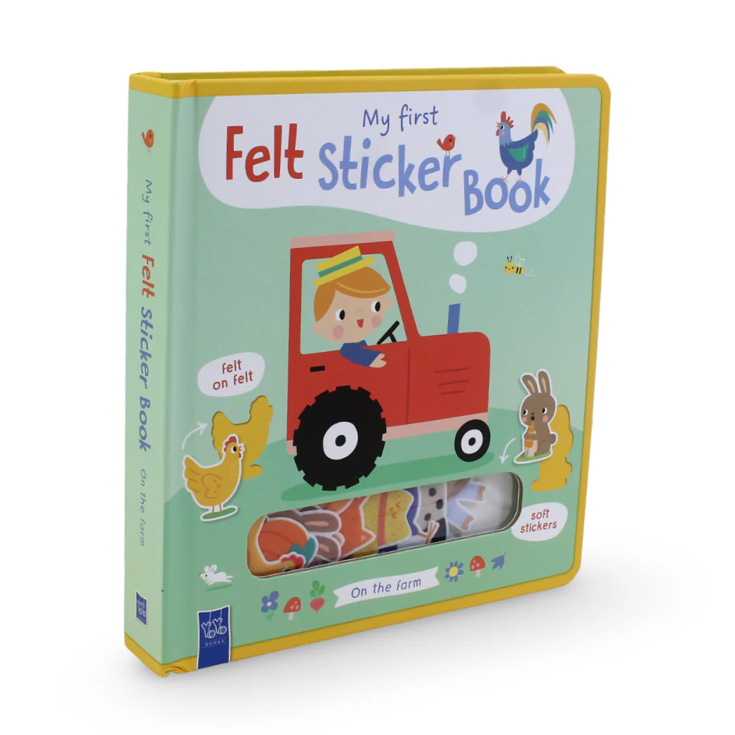 YoYo Books "My First Felt Sticker Book: On the Farm" Board Book - Image 2
