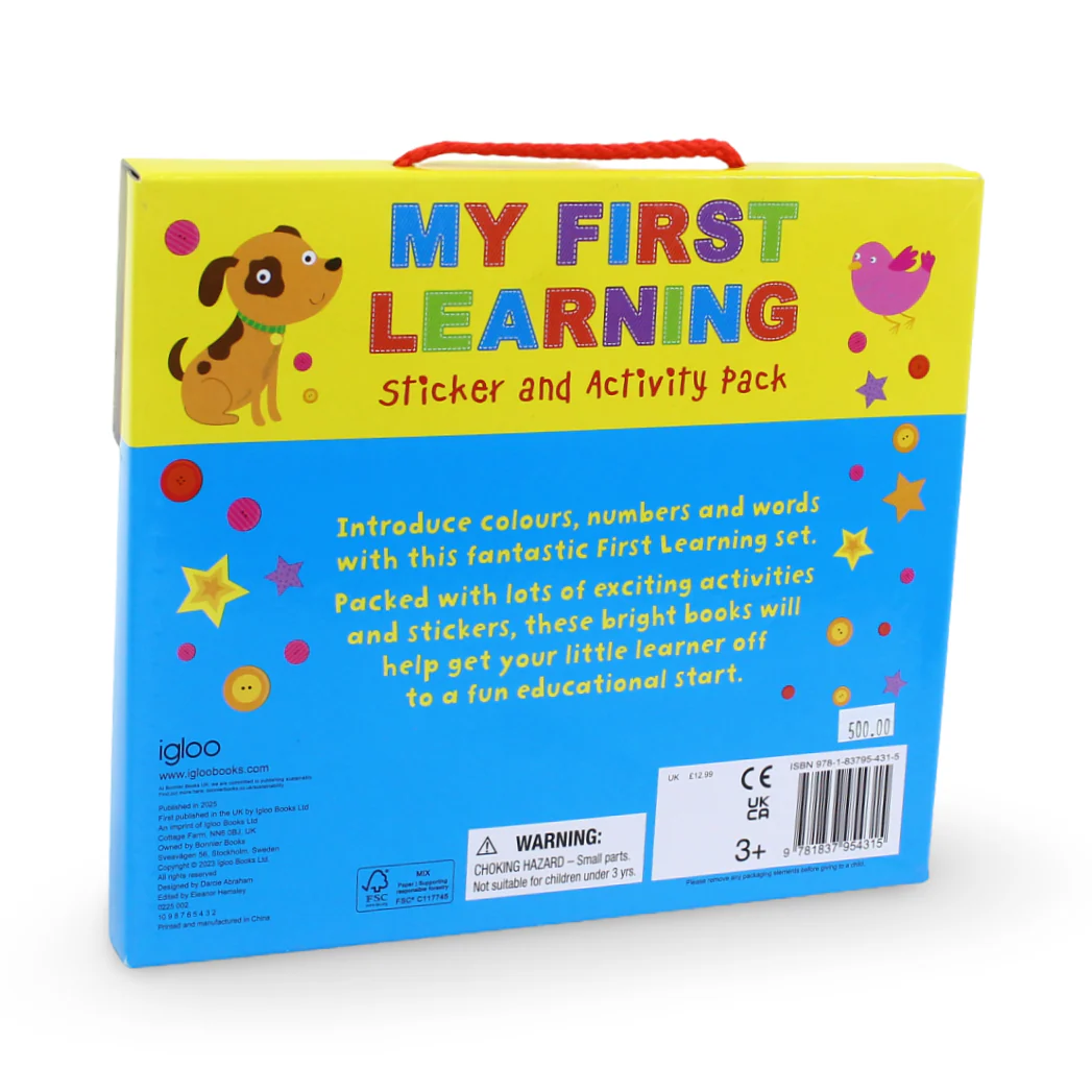 Igloo Books My First Learning Sticker and Activity Pack - Image 3