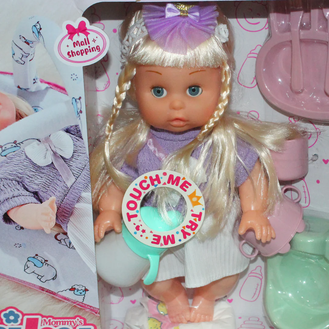 Baby Doll 40cm with 12 Melodies & Assorted Accessories - Image 4