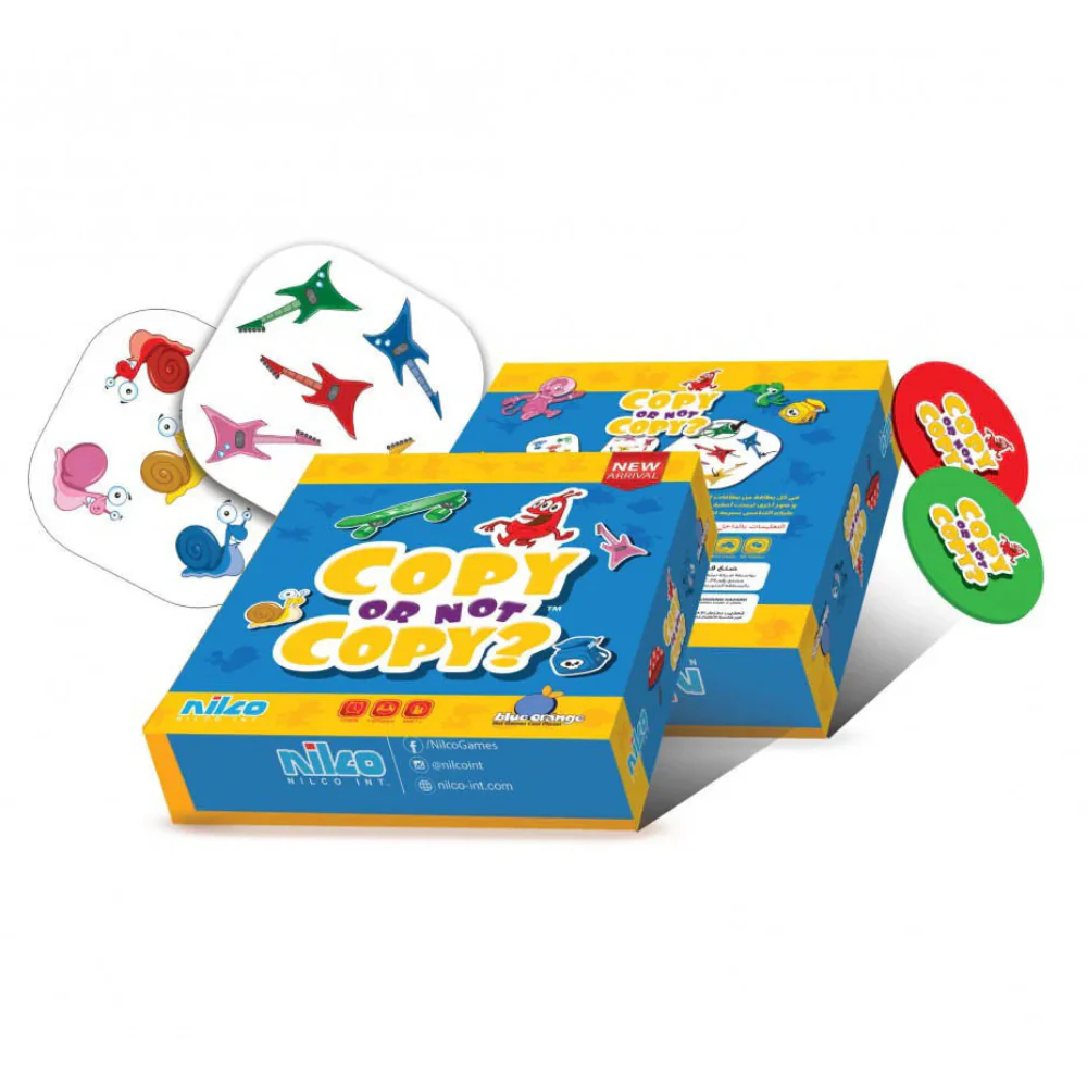 Nilco Blue Orange Games Copy Or Not Copy Card Game