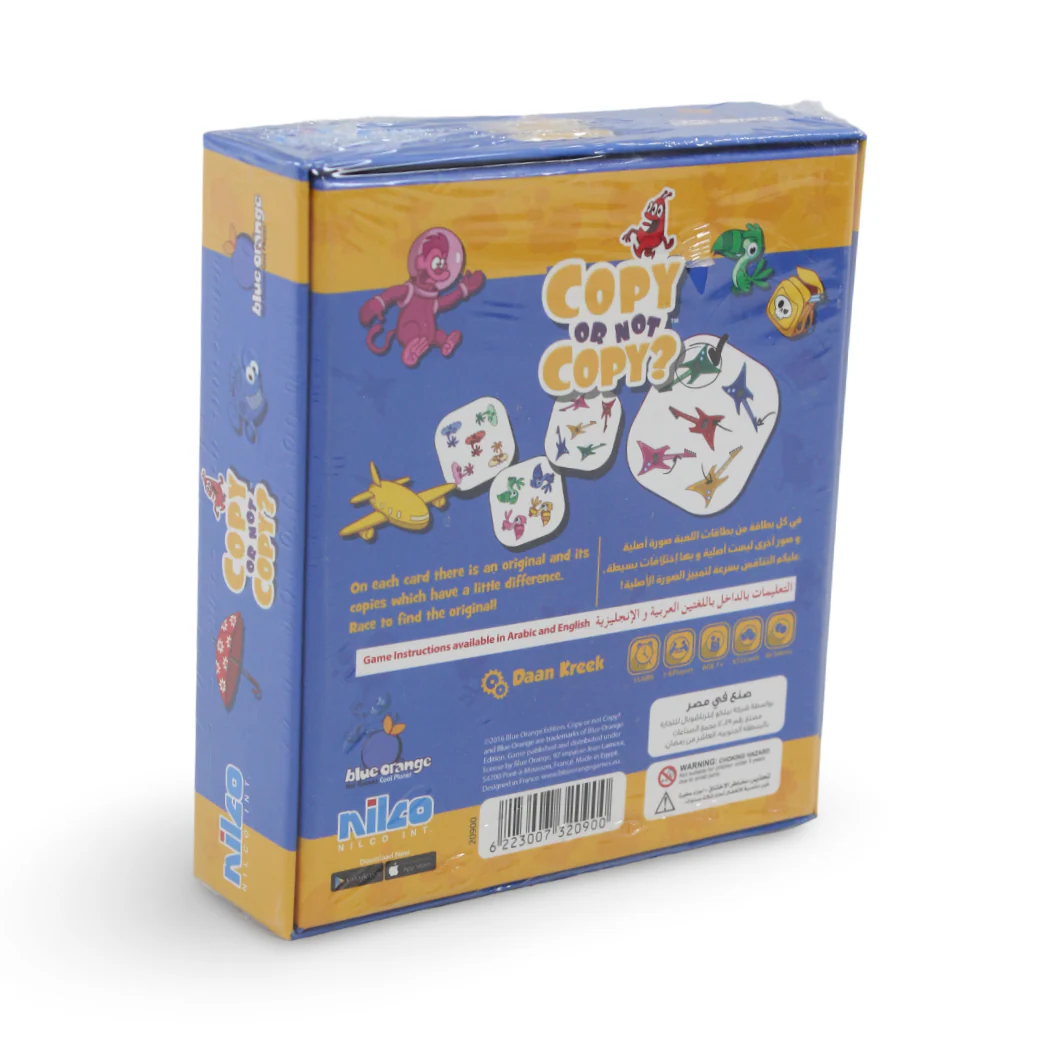 Nilco Blue Orange Games Copy Or Not Copy Card Game - Image 3