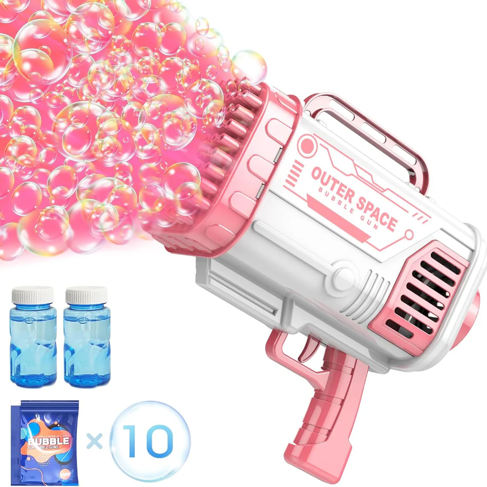 "Outer Space" Bazooka Bubble Gun – 80 Holes