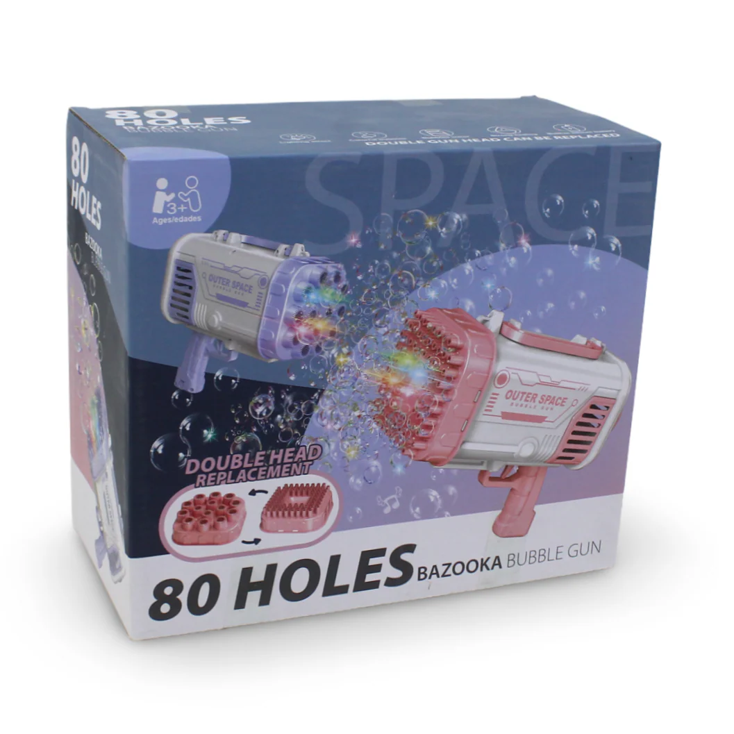 "Outer Space" Bazooka Bubble Gun – 80 Holes - Image 2