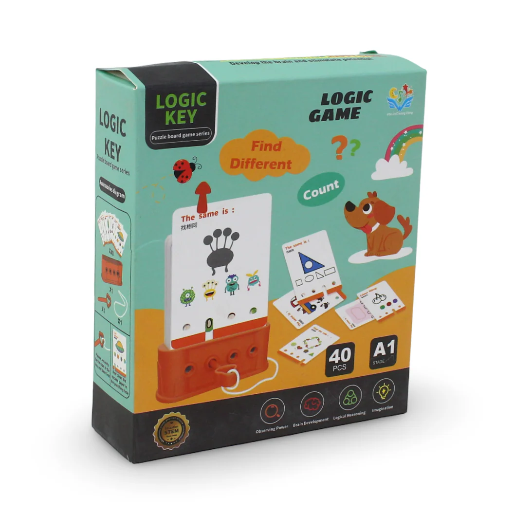 Logic Key Puzzle Board Game A1 – 40 Pcs
