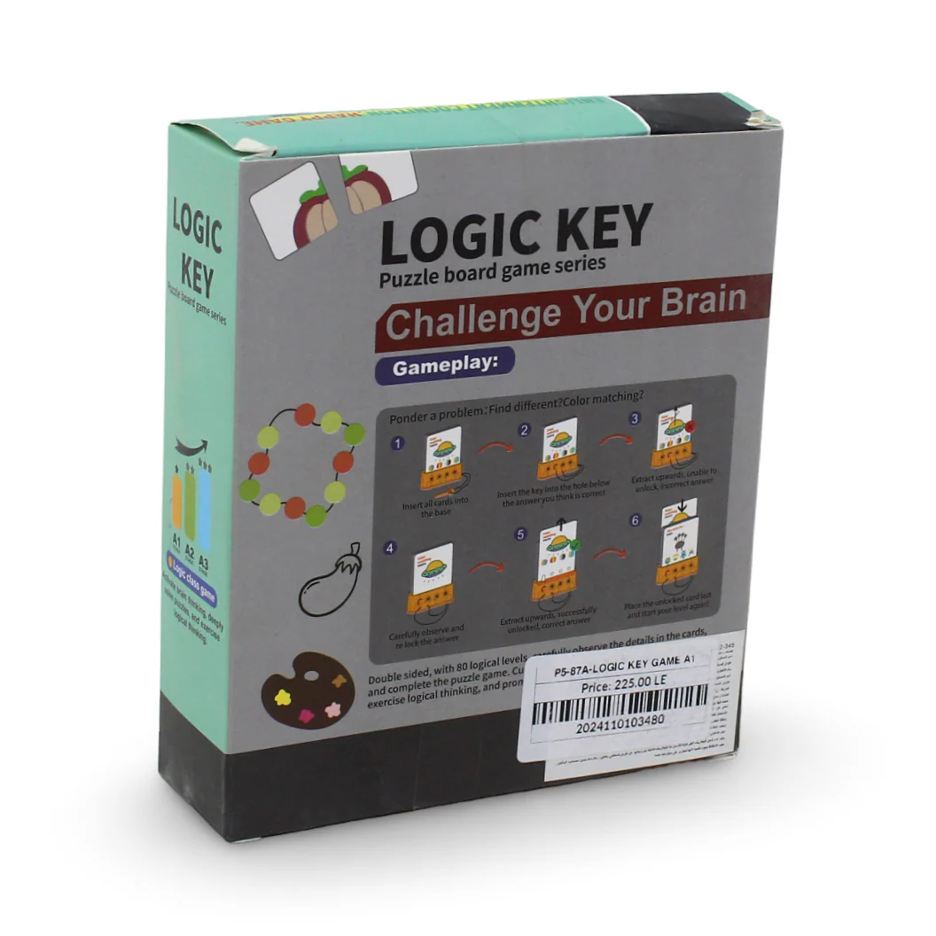 Logic Key Puzzle Board Game A1 – 40 Pcs - Image 2