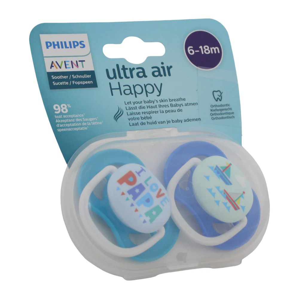 Philips Avent Ultra Air Pacifier - for 6-18m & Orthodontic - Image 4