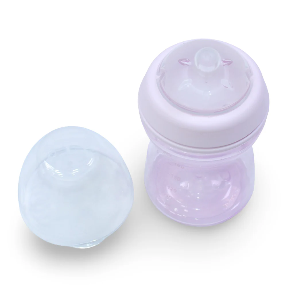 Chicco Natural Filling Plastic Bottle 250ml 2m+ – Pink - Image 3