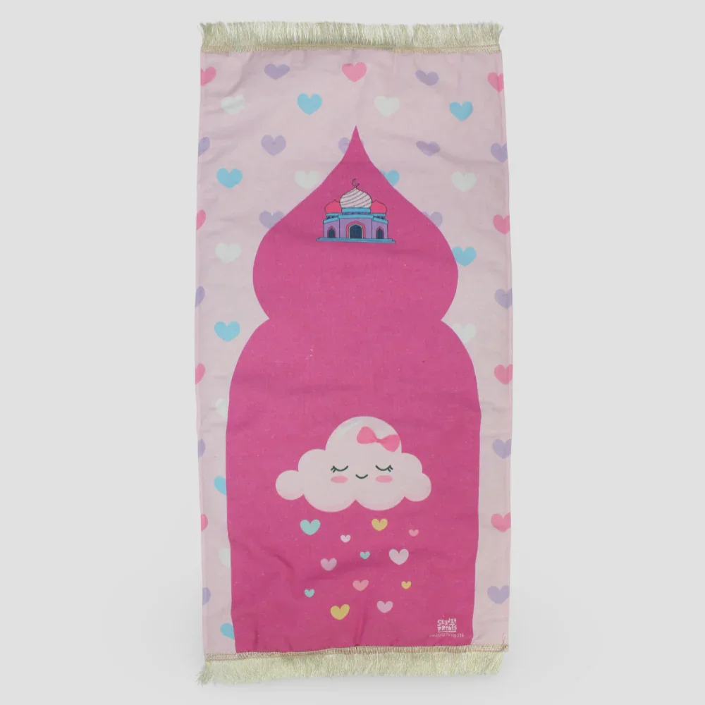 Children's Prayer Mat (Beautiful Mosque & Lovely Cloud) - Image 2