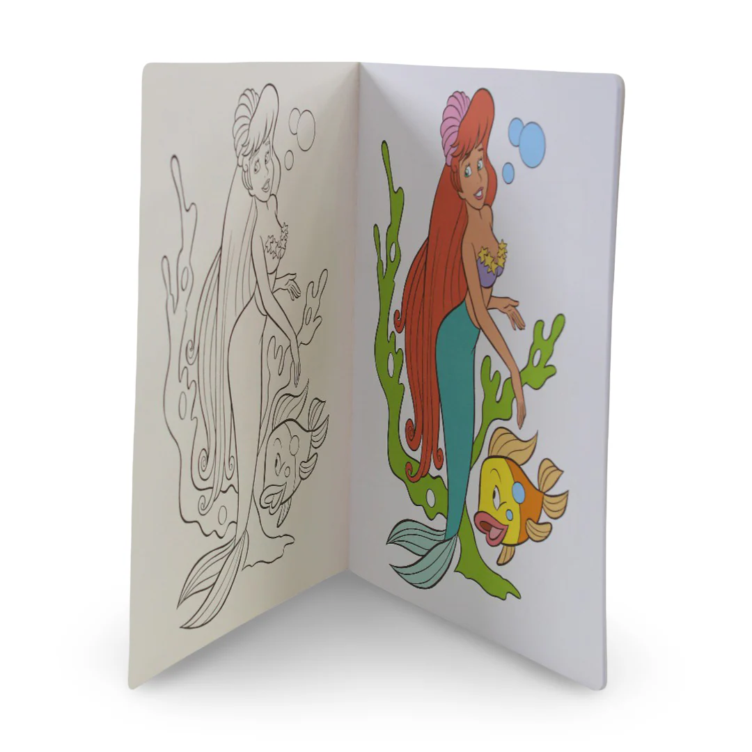Princess Copy Color - The Little Mermaid