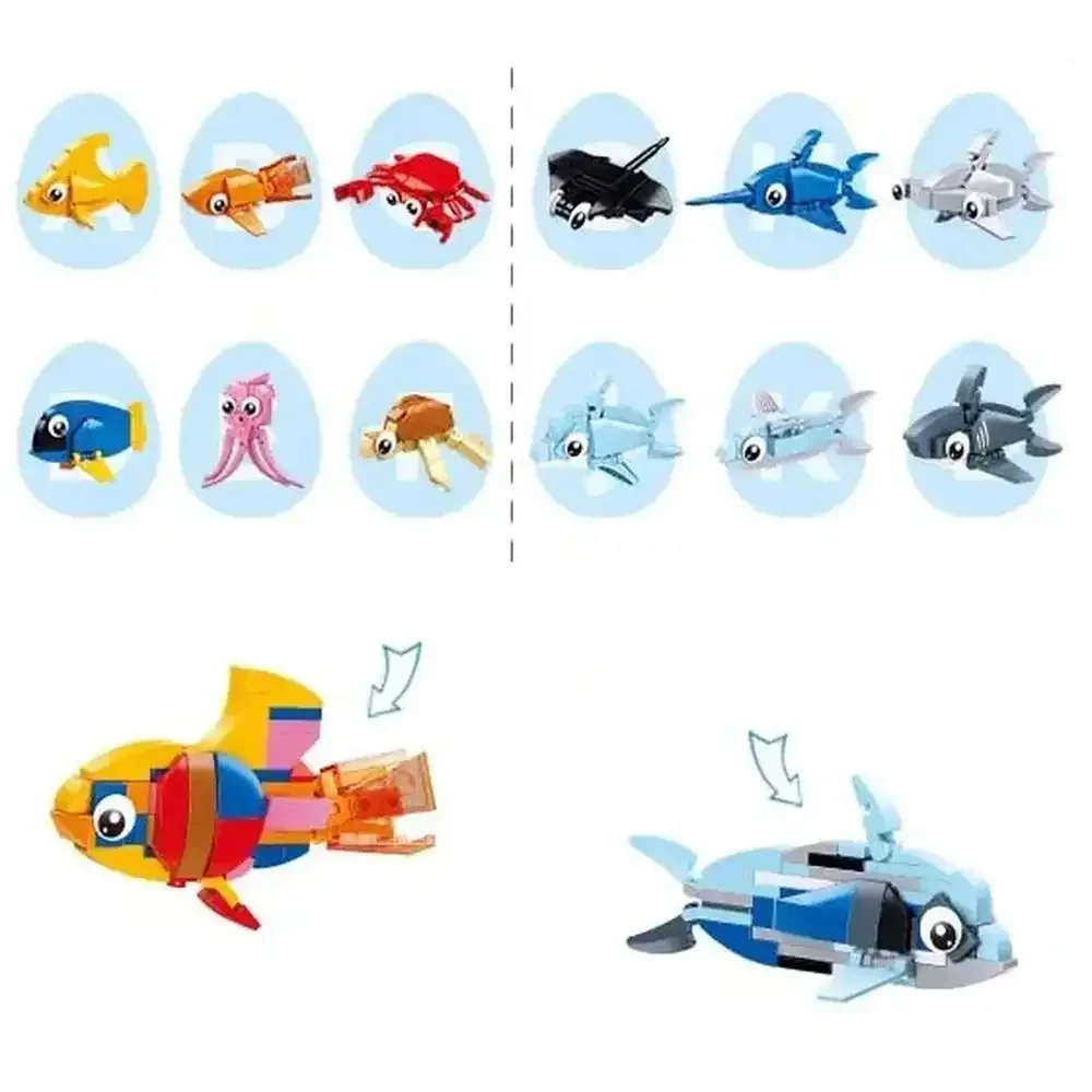 Sluban Qbricks Egg Sea Creatures - Image 2