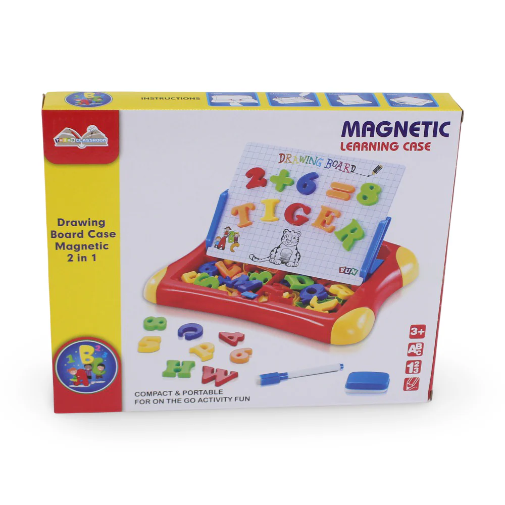 Magnetic Learning Case 2-in-1 Drawing Board Set - Image 2