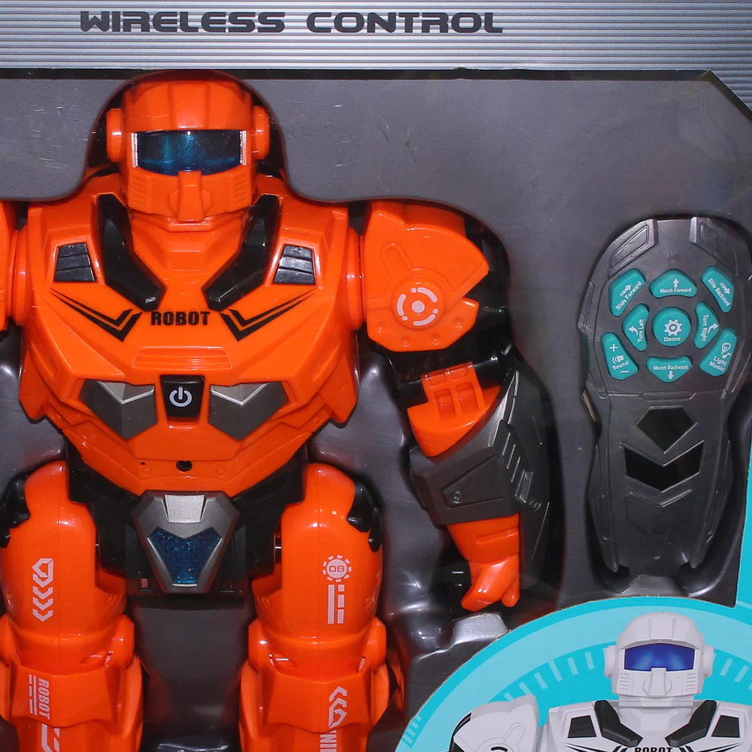 Cosmos Robot Wireless Remote Control Toy – Orange - Image 3