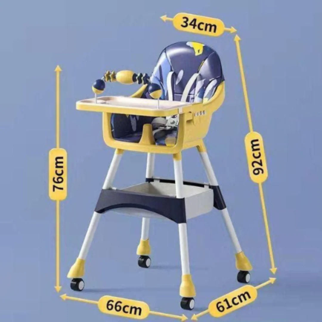 High Chair – Yellow - Image 3