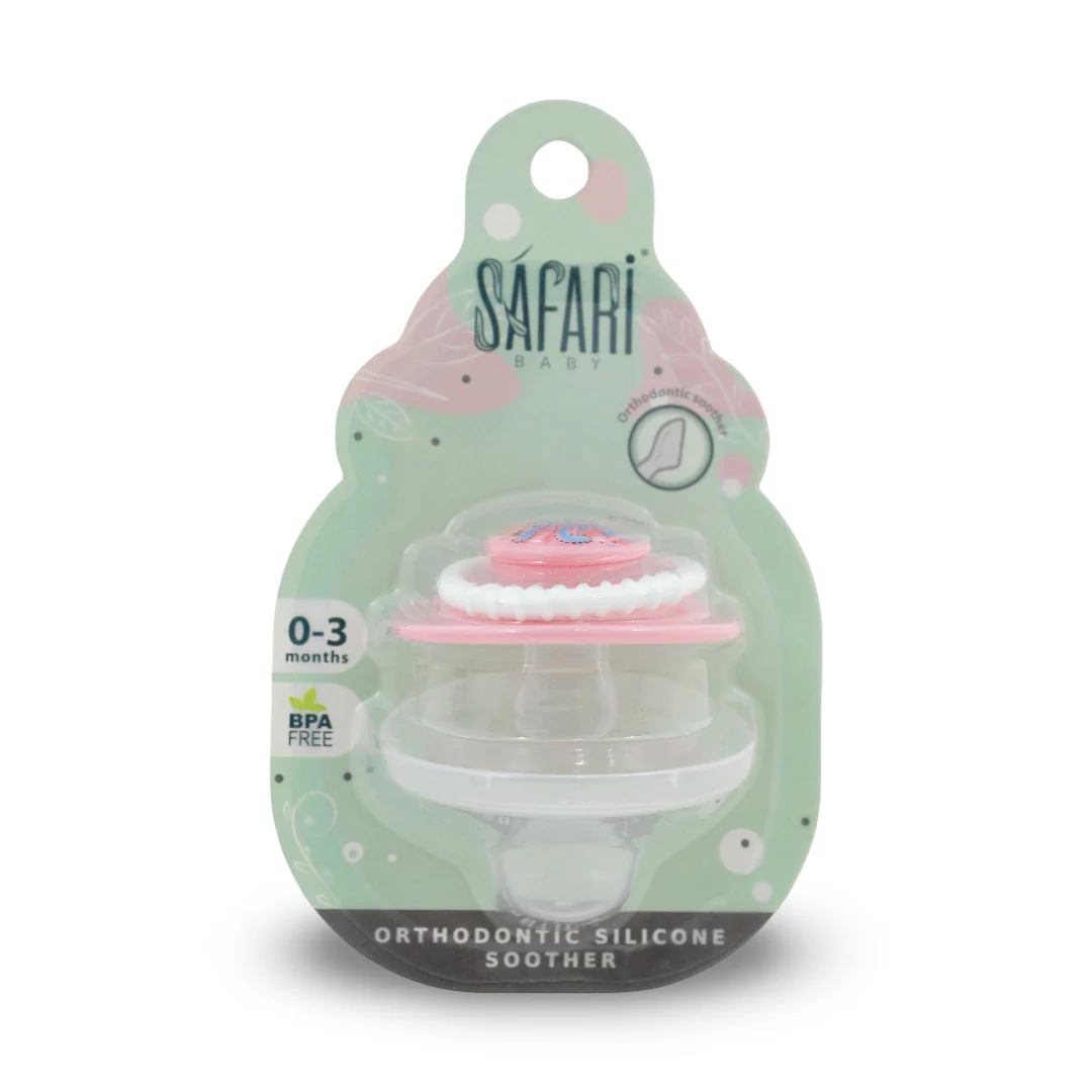 Safari Baby Cherry Silicone Soothers 0-3 Months - Image 2