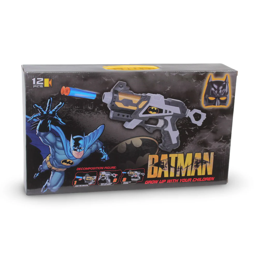 Batman Soft Dart Gun + Mask - Image 2