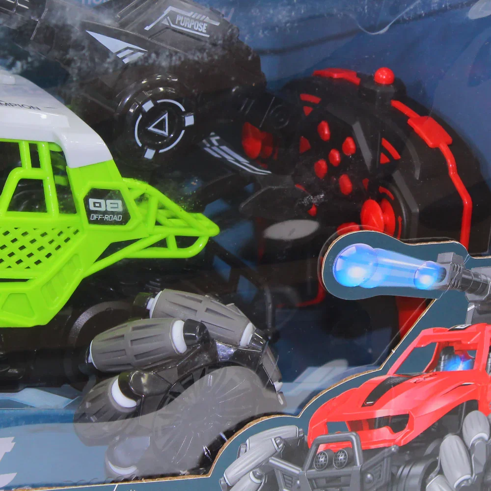 Remote Control Stunt Water Bomb Car – Green - Image 4