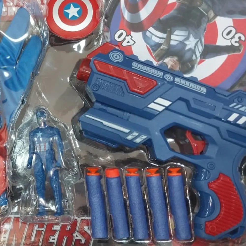 Avengers Captain America Action Figure Set - Image 2