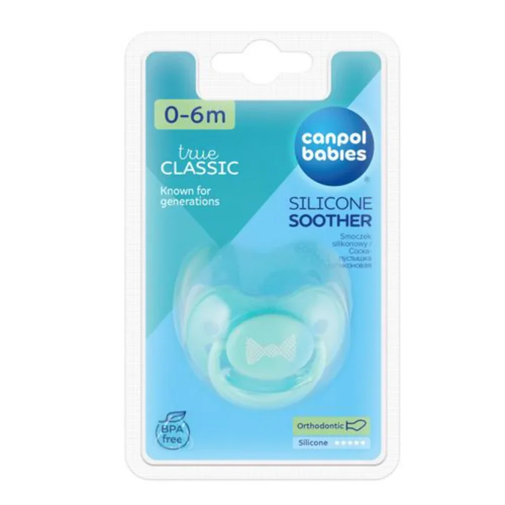 Canpol Babies Silicone Soother 0-6m – Aqua - Image 3