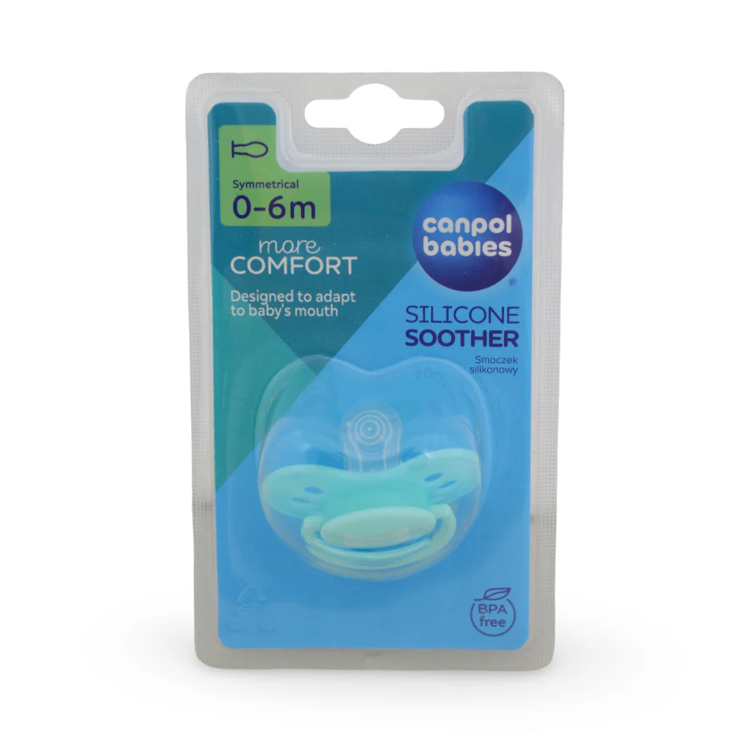 Canpol Babies Silicone Soother 0-6m – Aqua - Image 4