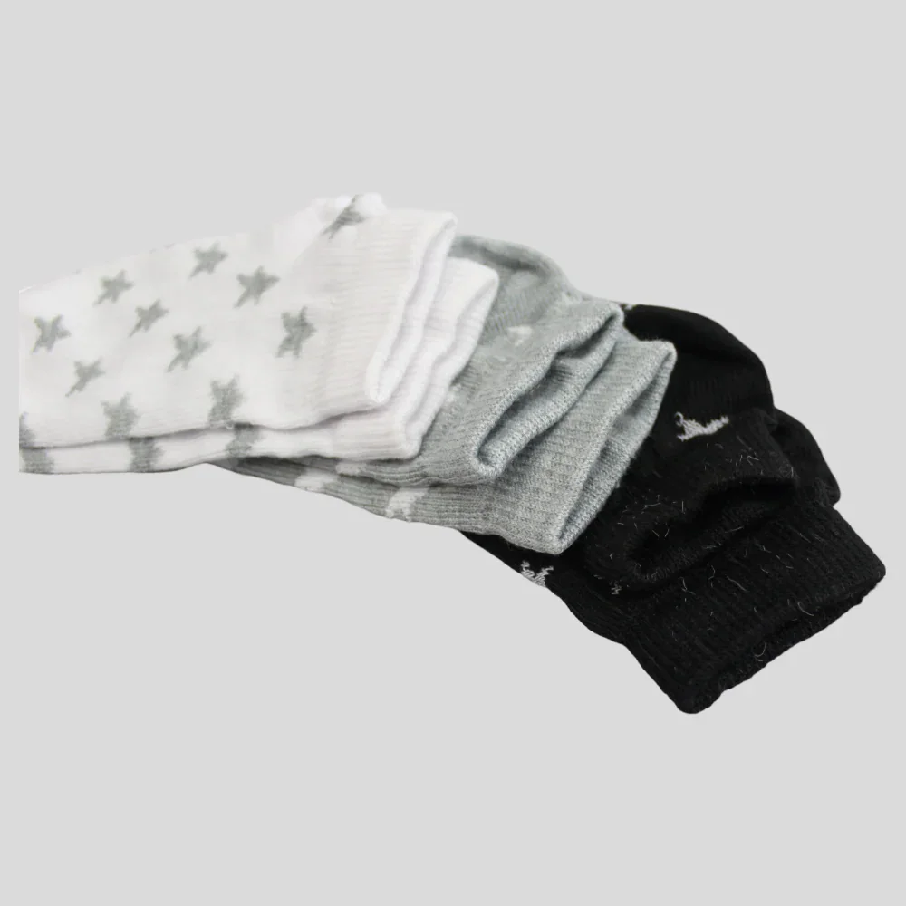 Short Socks Pack – Multicolor (3 Pairs) - Image 2