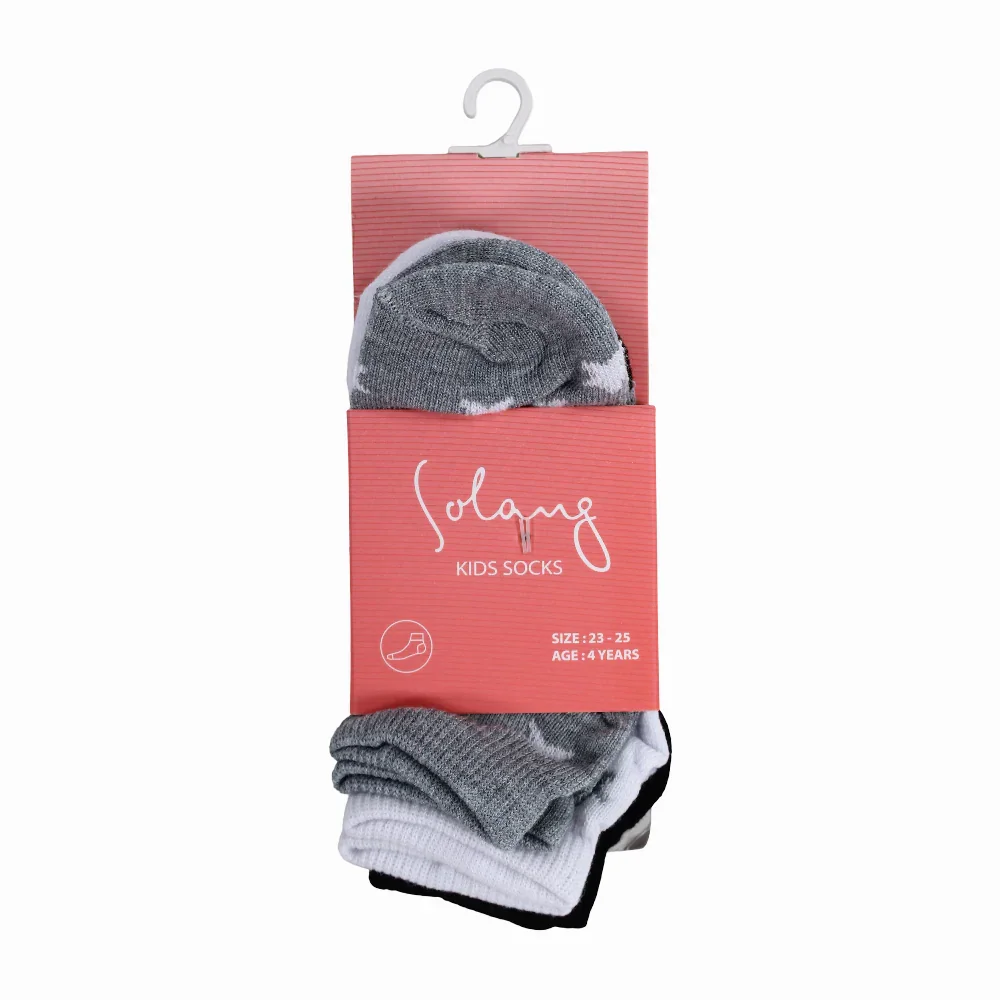 Short Socks Pack – Multicolor (3 Pairs) - Image 3
