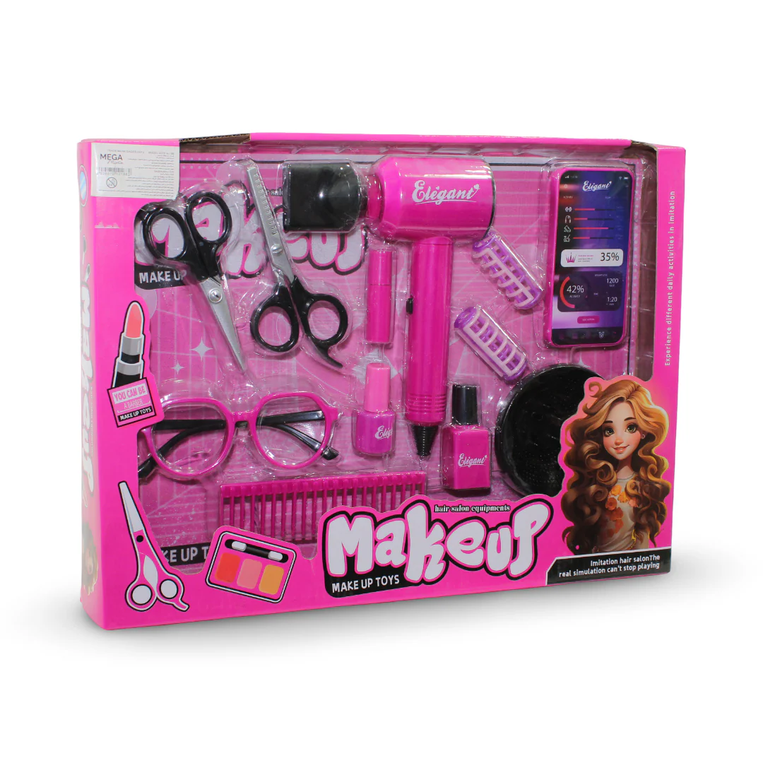 Elegant Makeup & Hair Salon Toy Set