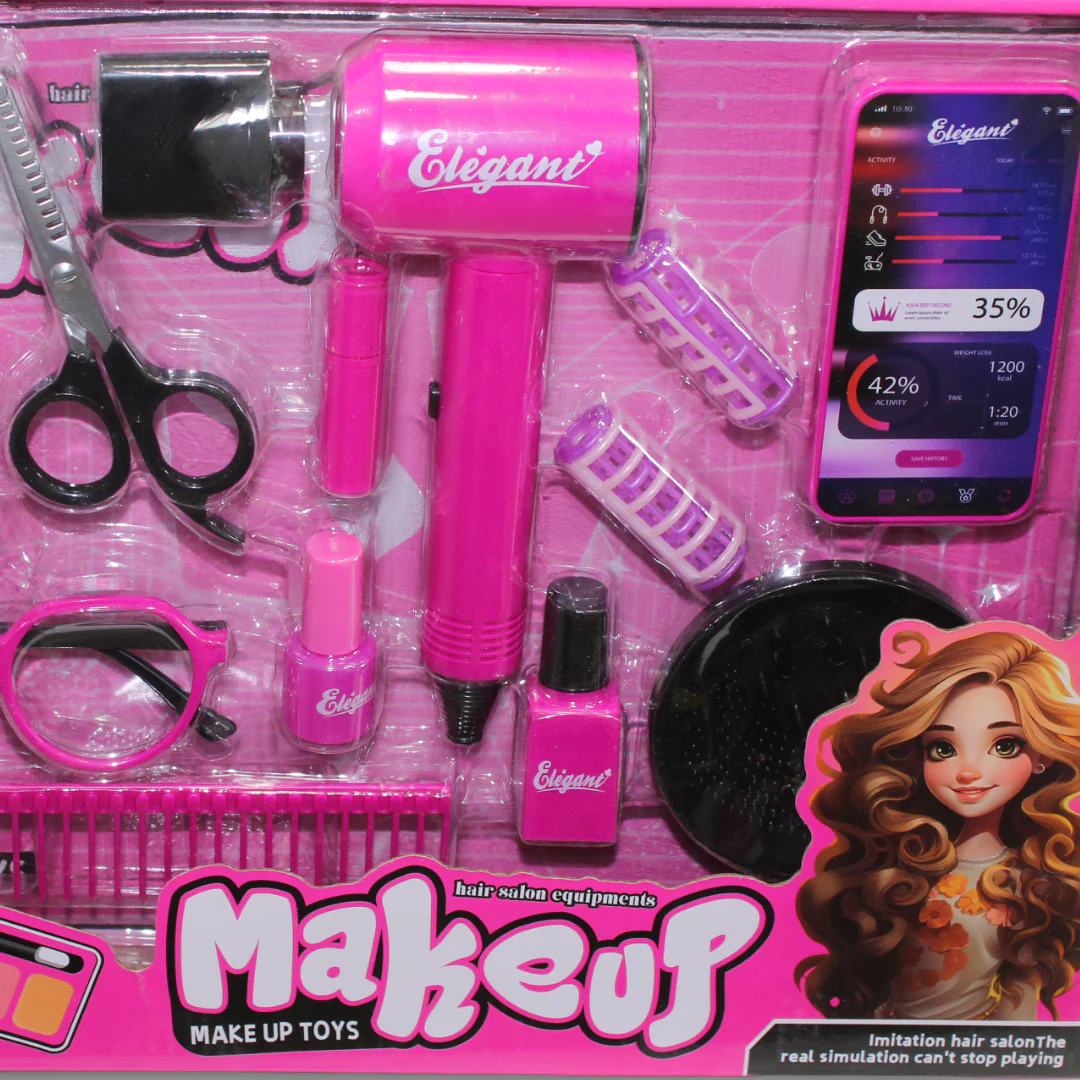Elegant Makeup & Hair Salon Toy Set - Image 3