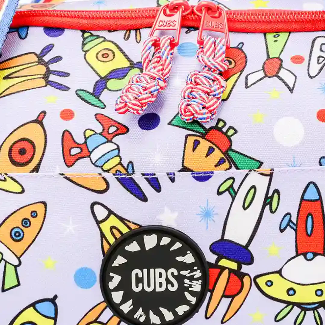 Cubs Space Ships Medium Duffel Bag - Image 4