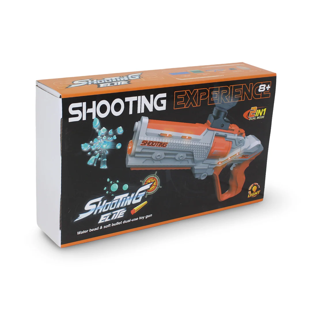Shooting Elite 2-in-1 Water Gel Blaster – Orange - Image 2