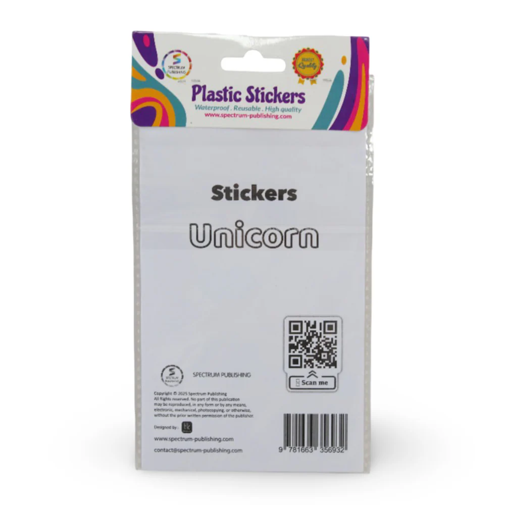 Spectrum Publishing "Unicron" Plastic Stickers - Image 2