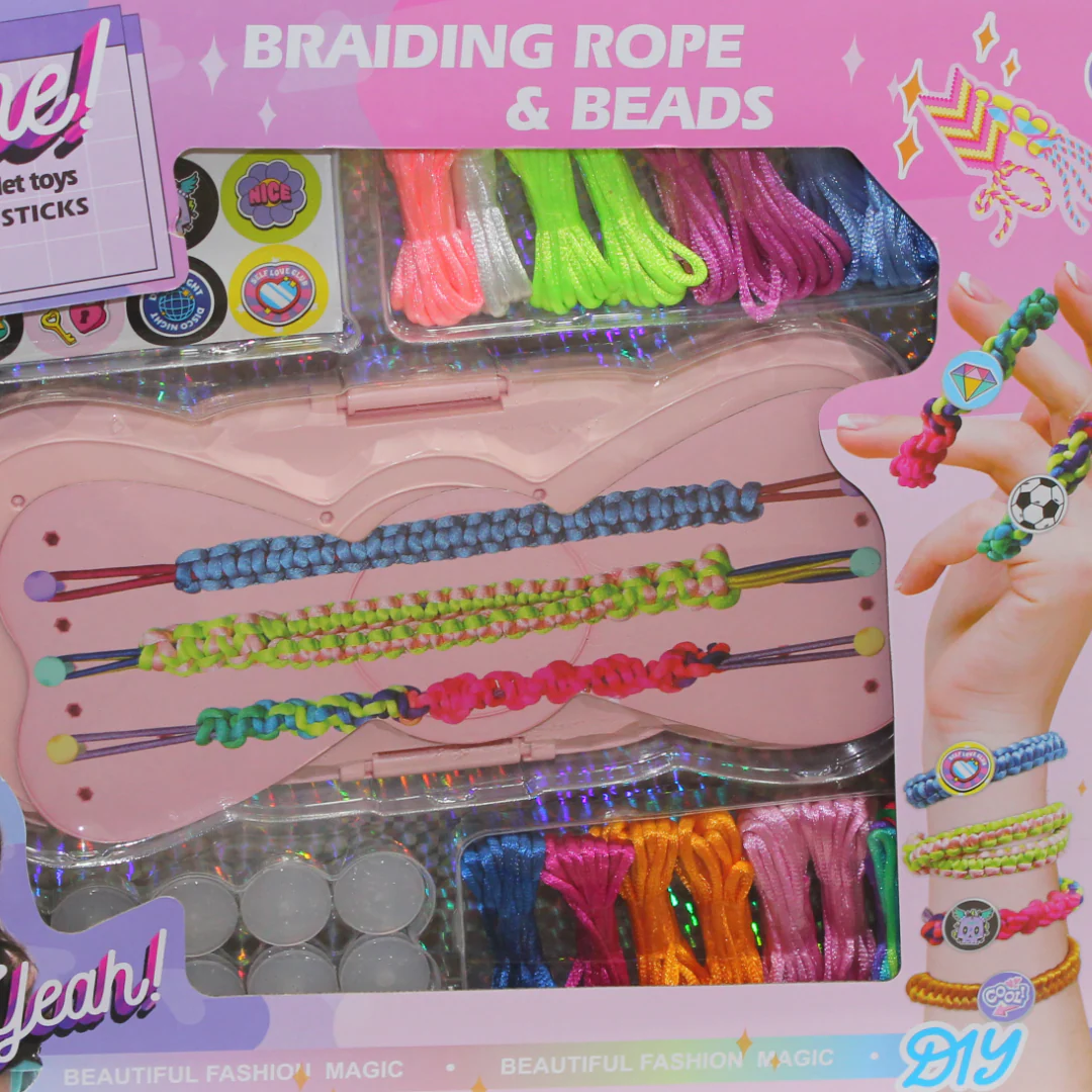 Awesome DIY Girls Bracelet Braiding Kit - Image 3