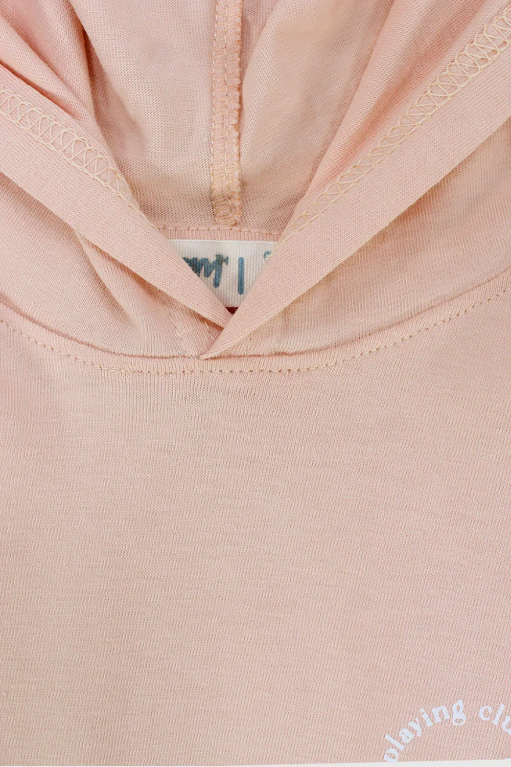 "Always Playing Club" Long-Sleeved Hooded T-Shirt - Image 9