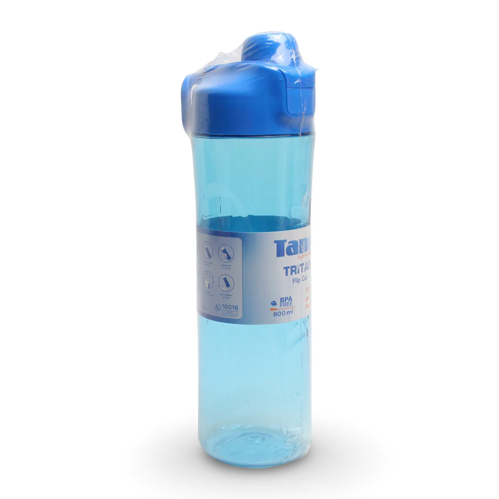 Tank Tritan Flip Cap  Bottle 800 ml - Blue
