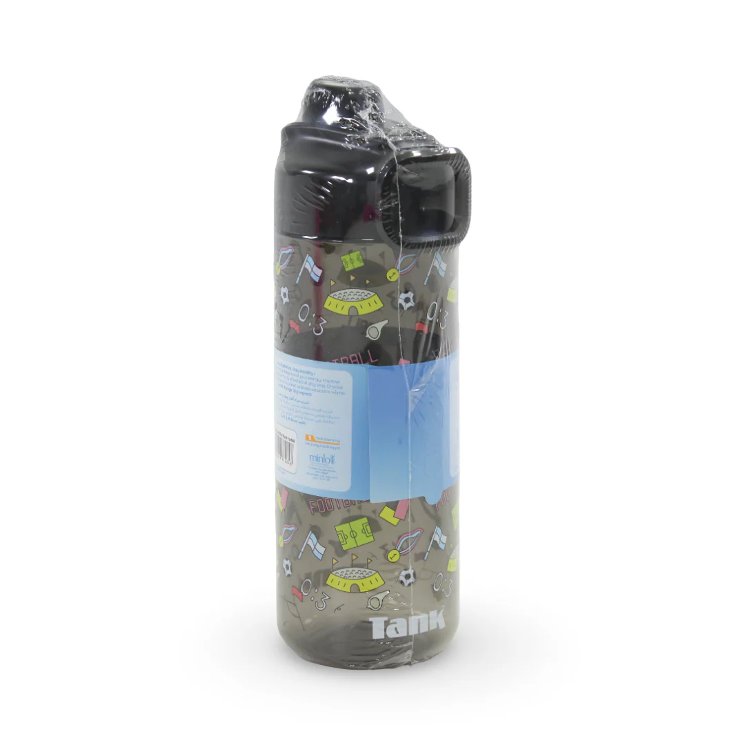 Tank Tritan Water Bottle 800ml – Football Black - Image 2