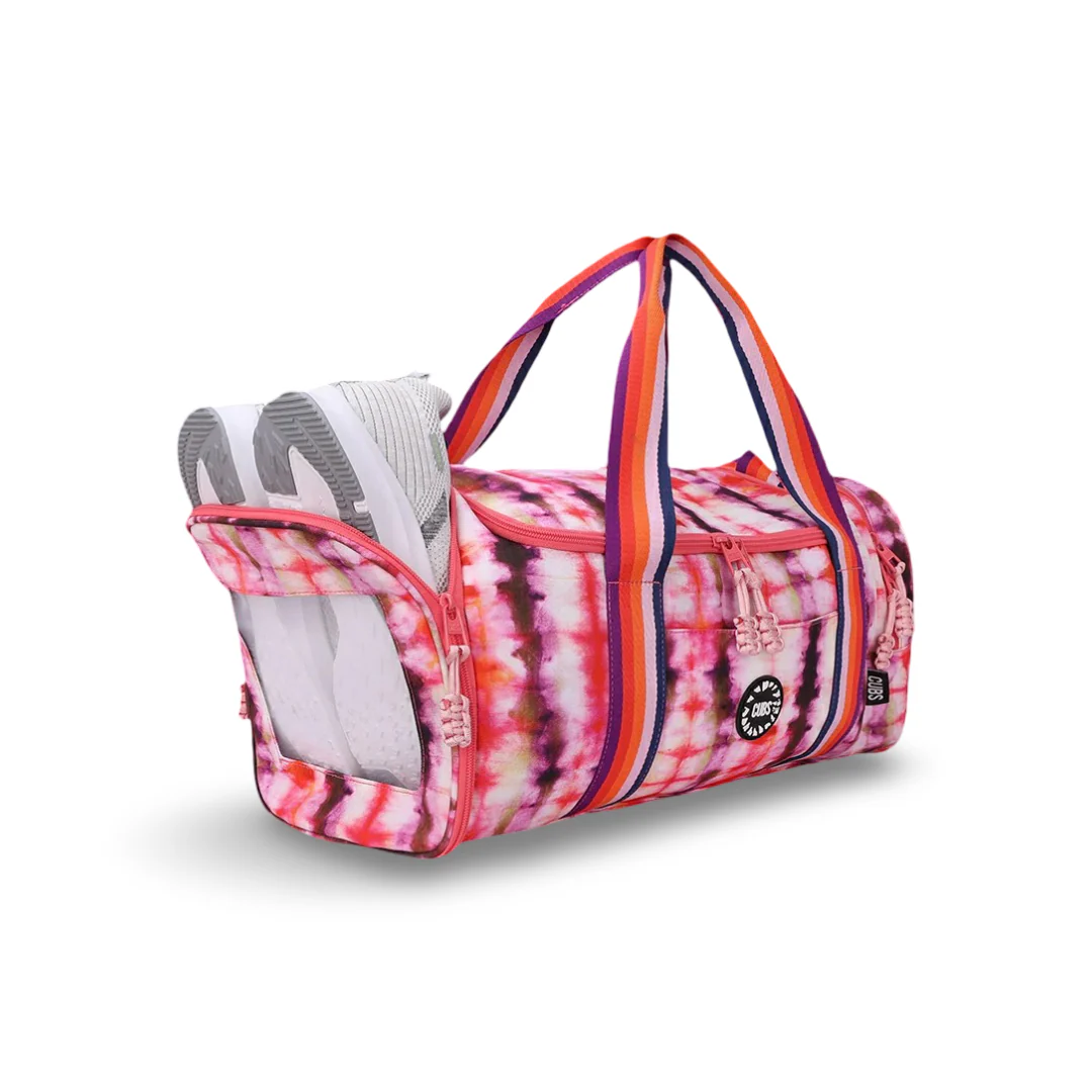 Cubs Tie Dye Art Large Duffel Two Pockets - Image 2