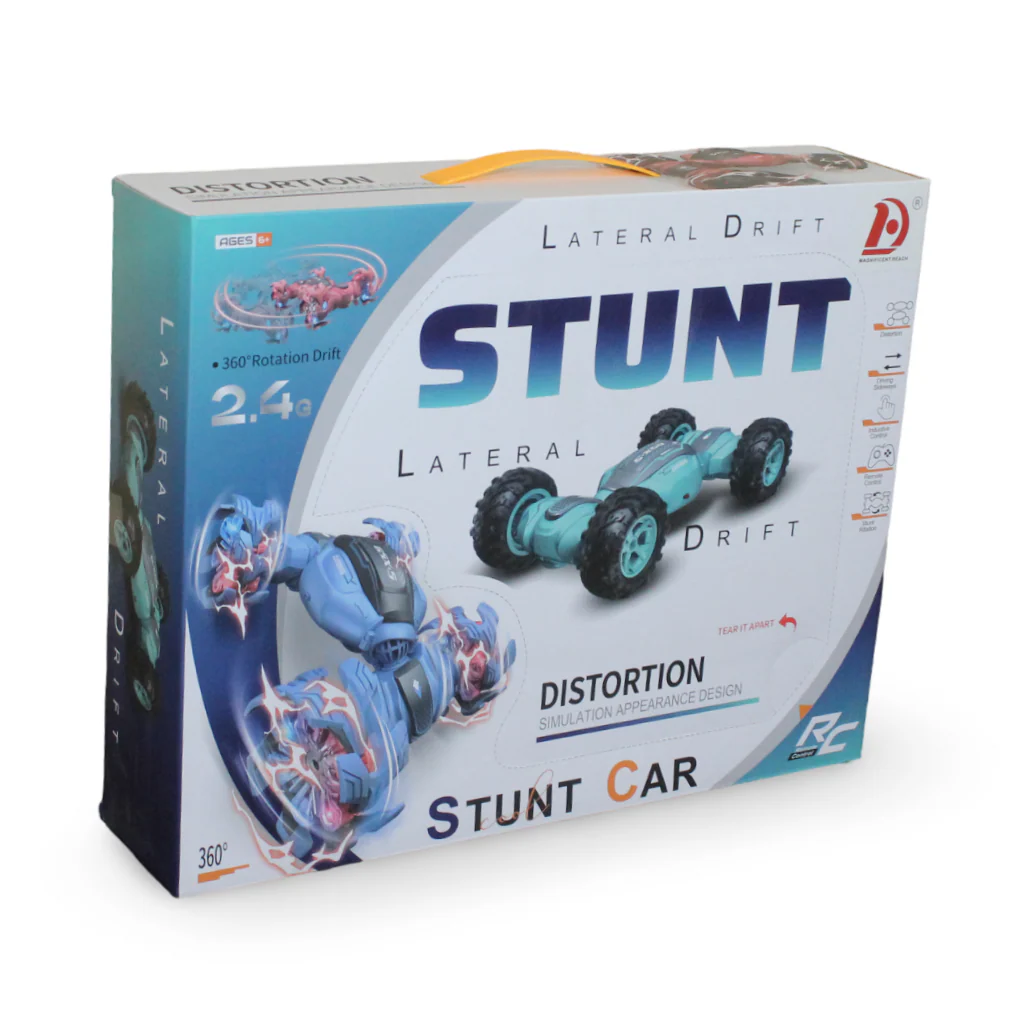 Lateral Drift RC Stunt Car – Orange - Image 3
