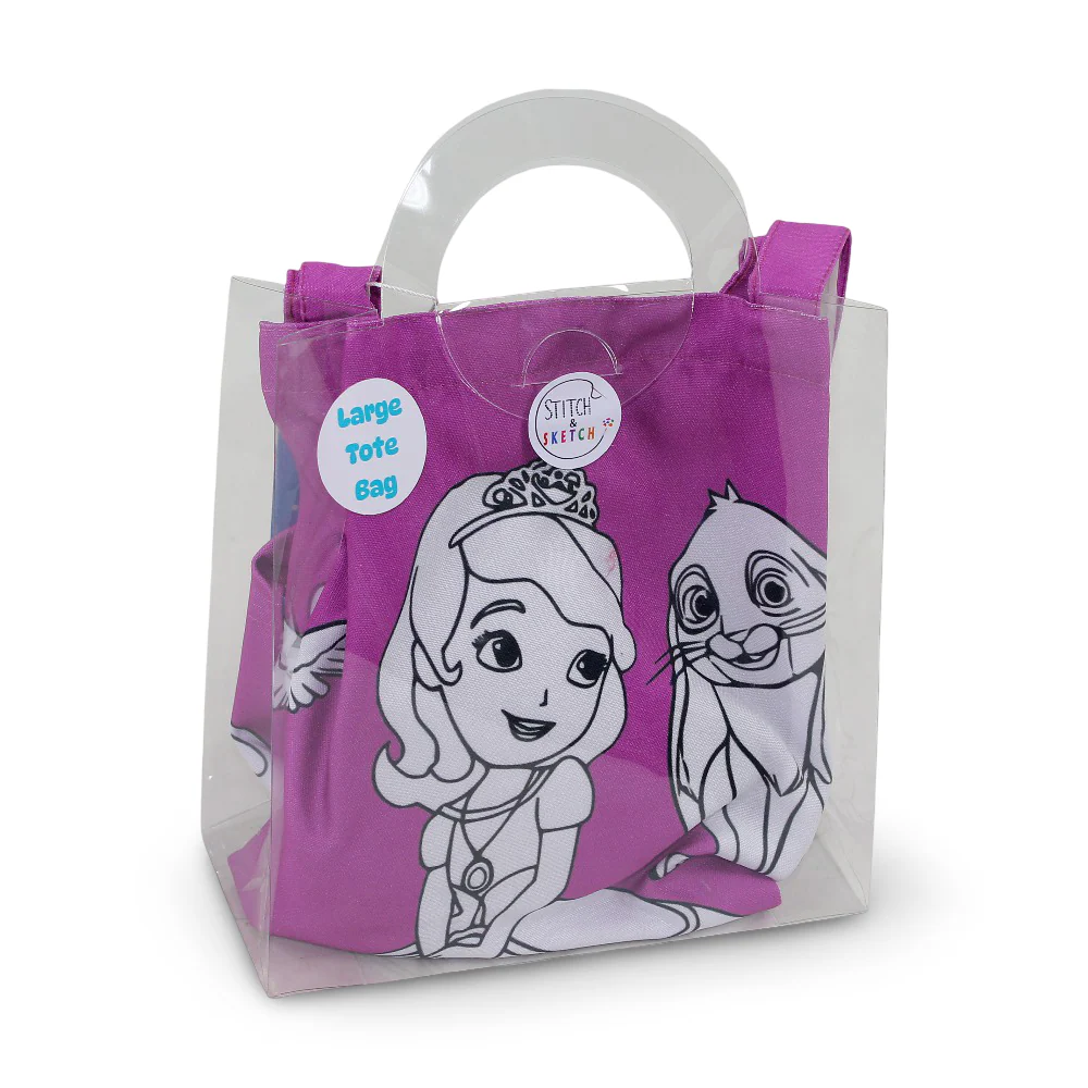 Large Coloring Tote Bag - Sofia + Colors Box