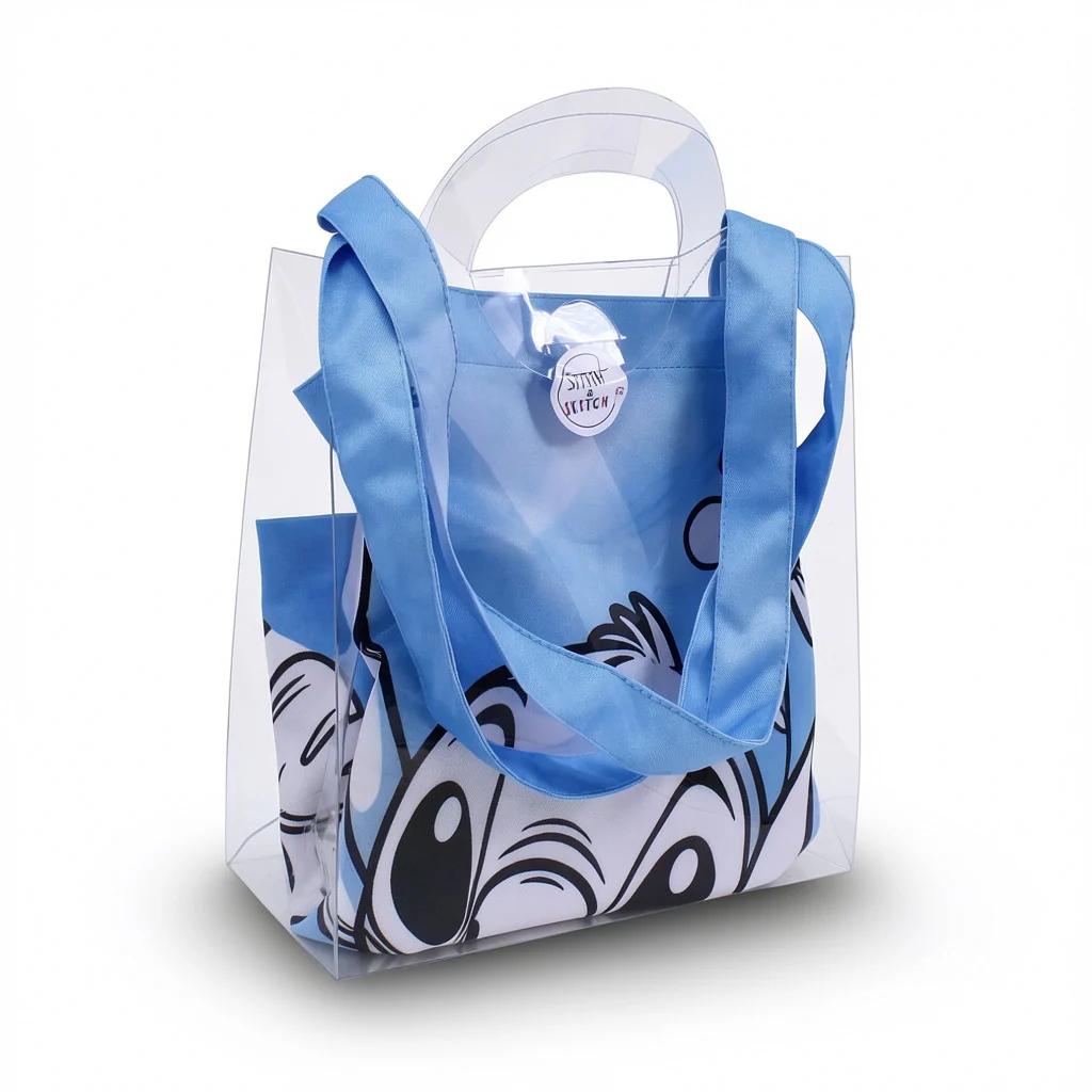 Stitch Coloring Tote Bag + Doms Extra Long Wax Crayons Set (L Size) - Image 2